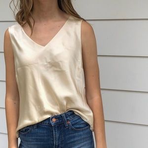 100% silk top